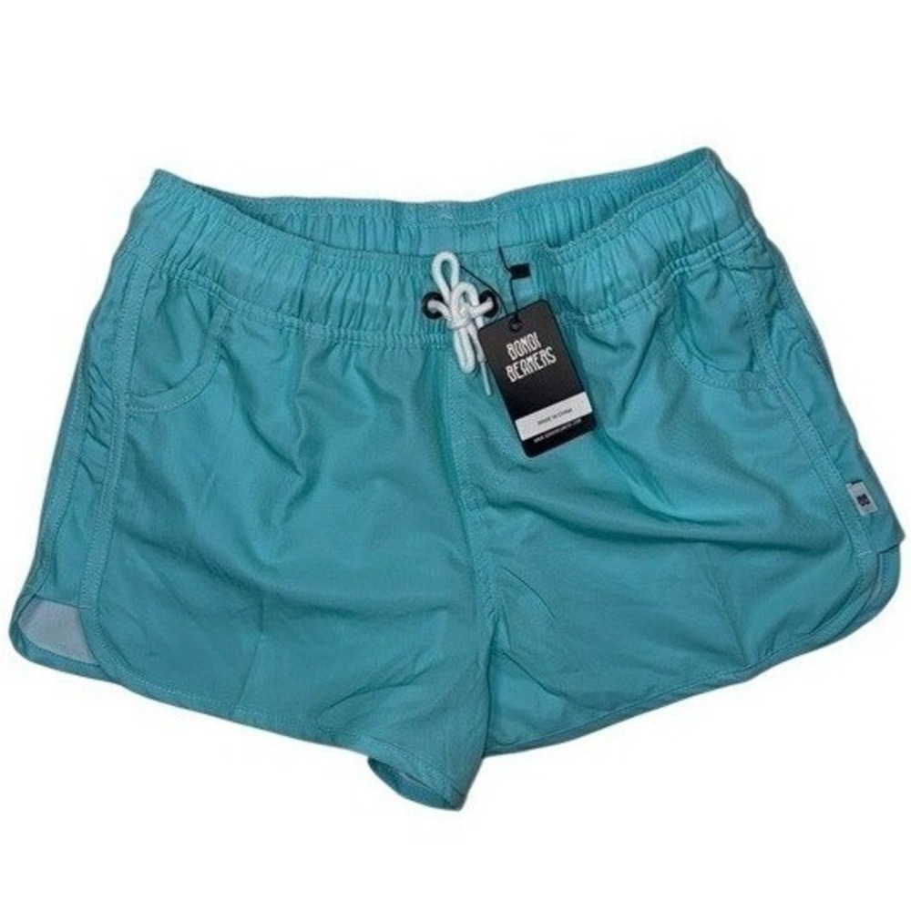 Bondi Beamers Womens Turquoise Blue Board Shorts Size 10 Swim Beachwear NWT